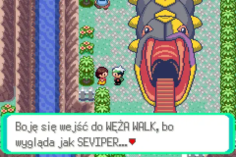 Wąż Walk w Pokemon Emerald po polsku